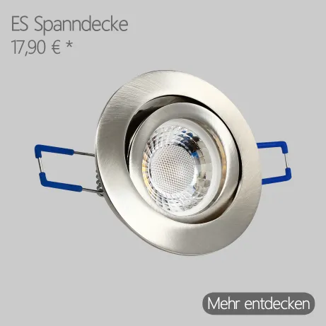 LED Einbaustrahler Alu BiColor